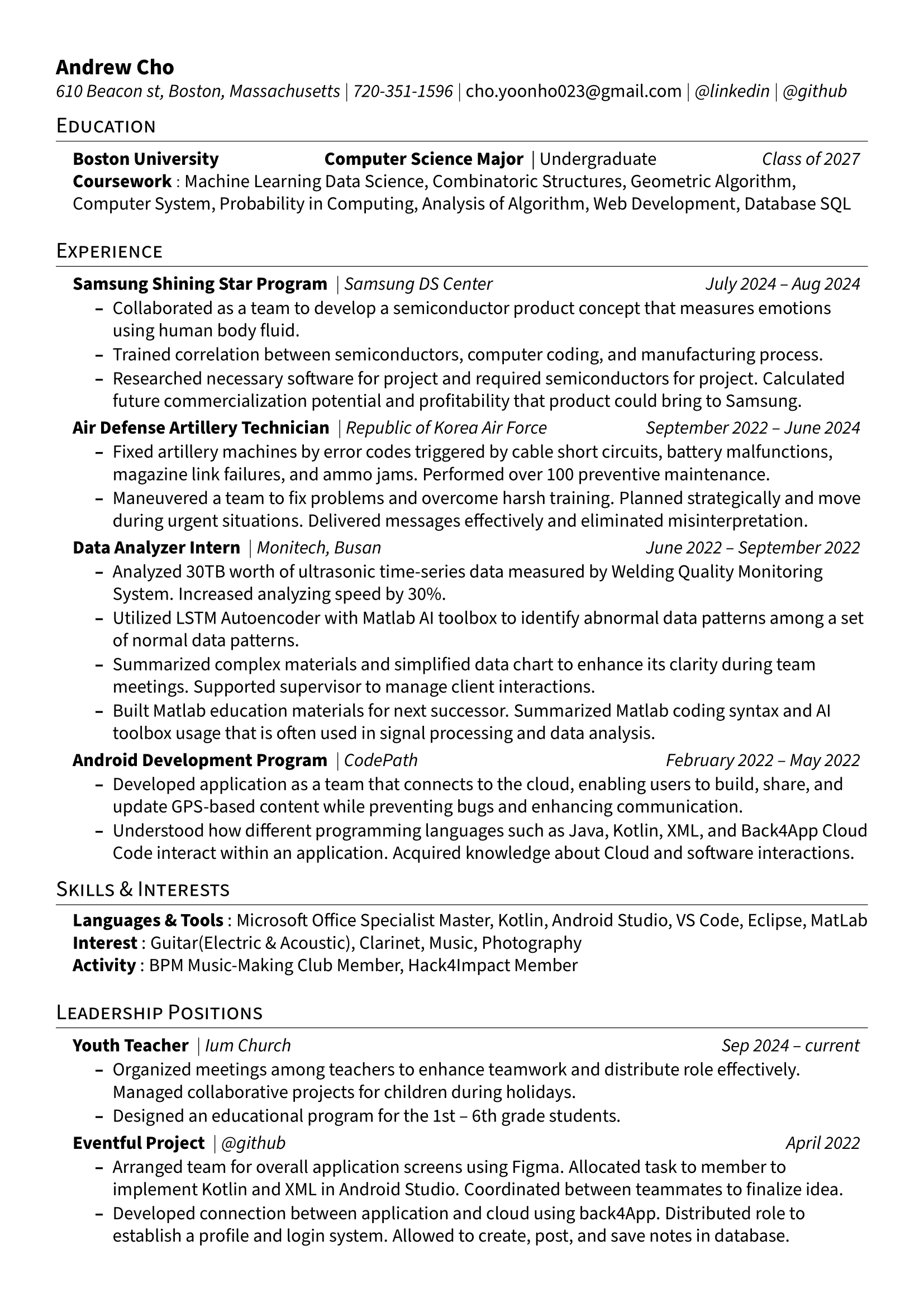 resume